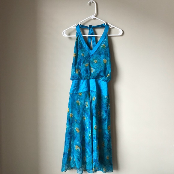 Silk Peacock Dress - Picture 2 of 5